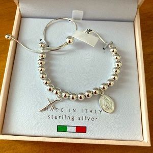 Italian Charm Bracelet, 9.25 Sterling Silver